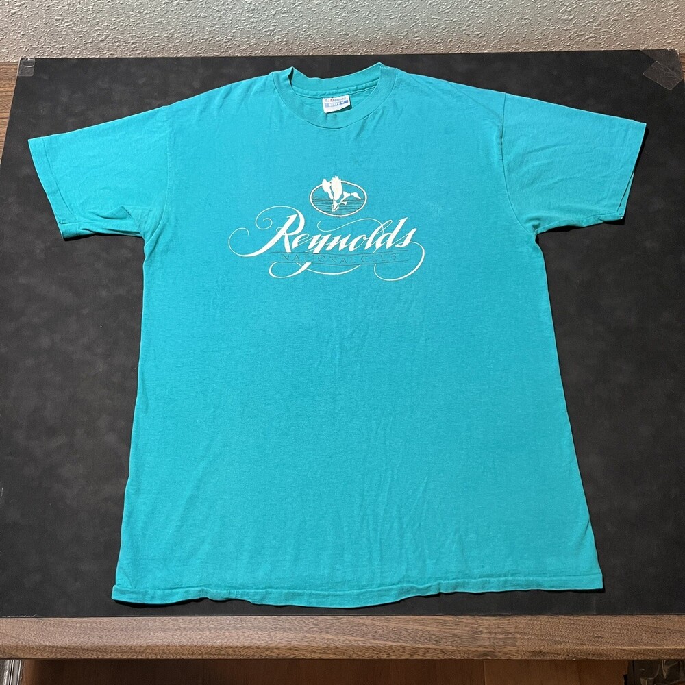 Duck Hunting Vintage Reynolds Shirt Smith Wesson NRA USA made Mossy oak 80s